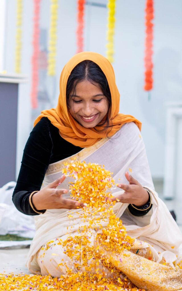 Employee celebrating Onam at PingMe