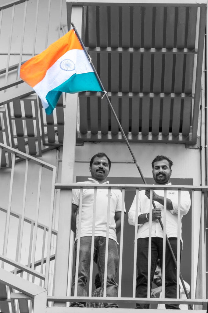 Employees celebrating Independence day at PingMe